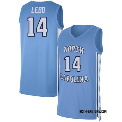 Men's Creighton Lebo North Carolina Tar Heels Replica Carolina Basketball Jersey - Blue