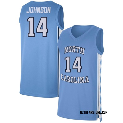 Men's Puff Johnson North Carolina Tar Heels Replica Carolina Basketball Jersey - Blue
