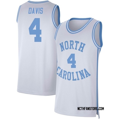 Men's R.J. Davis North Carolina Tar Heels Replica Retro Basketball Jersey - White