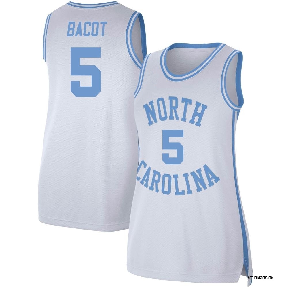Women's Armando Bacot North Carolina Tar Heels Replica Retro Basketball Jersey - White