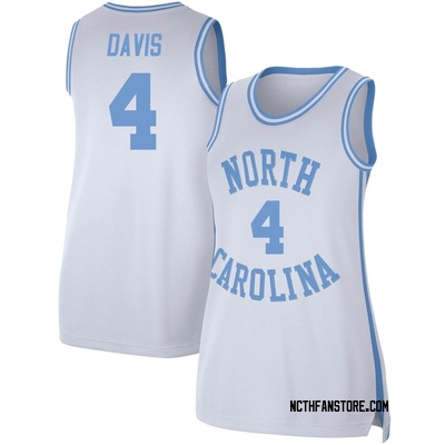 Women's RJ Davis North Carolina Tar Heels Replica Retro Basketball Jersey - White