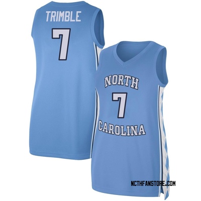 Women's Seth Trimble North Carolina Tar Heels Replica Carolina Basketball Jersey - Blue