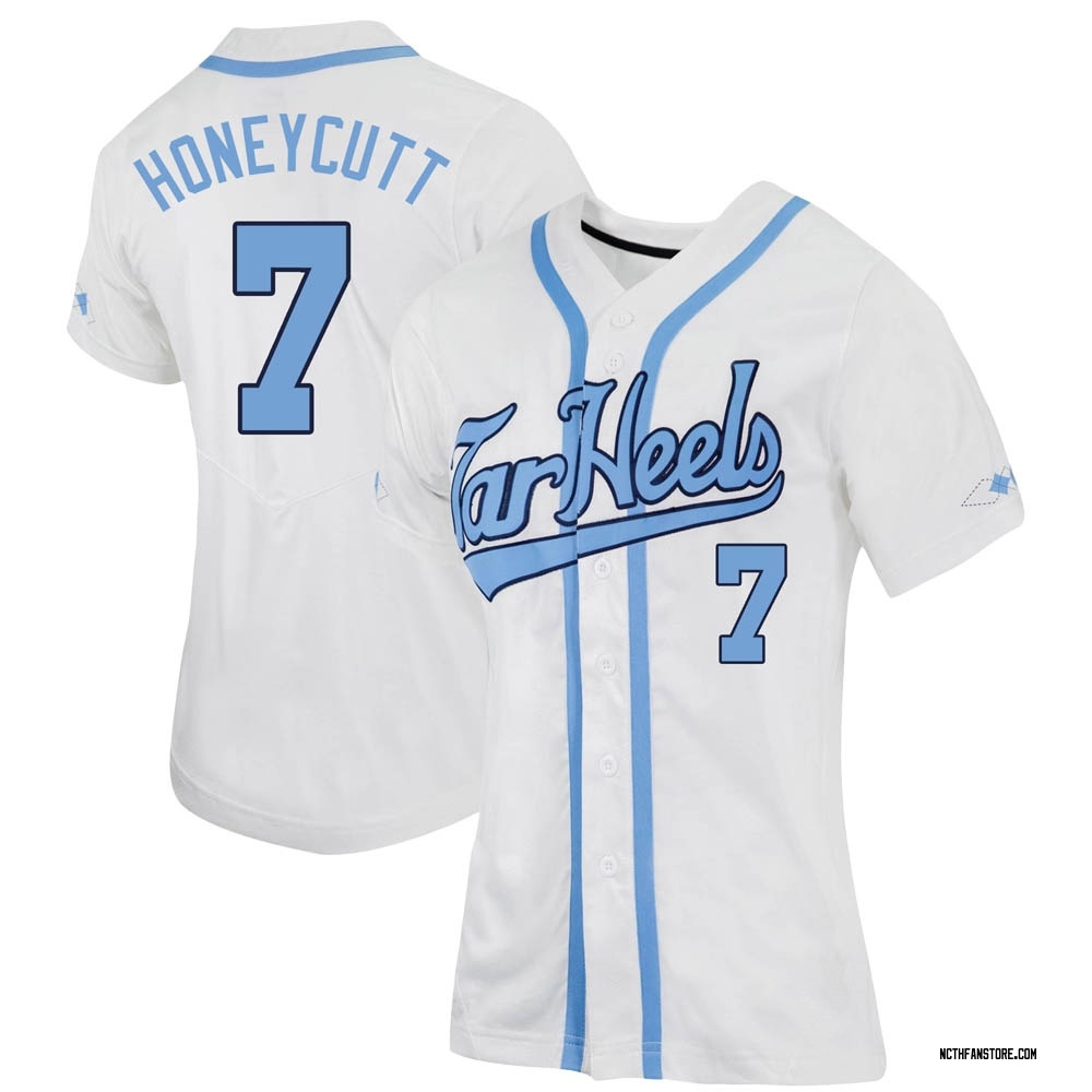 Women's Vance Honeycutt North Carolina Tar Heels Replica Full-Button Baseball Jersey - White