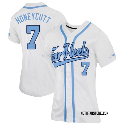 Women's Vance Honeycutt North Carolina Tar Heels Replica Full-Button Baseball Jersey - White