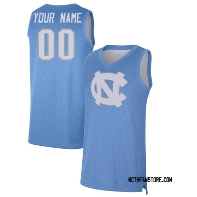 Youth Custom North Carolina Tar Heels Replica Carolina 100th Anniversary Rivalry Basketball Jersey - Blue