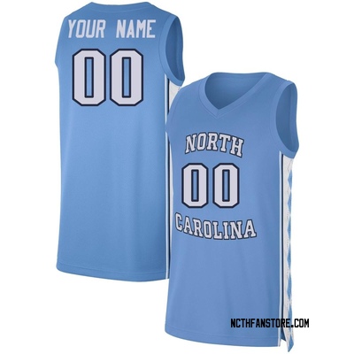 Youth Custom North Carolina Tar Heels Replica Carolina Basketball Jersey - Blue