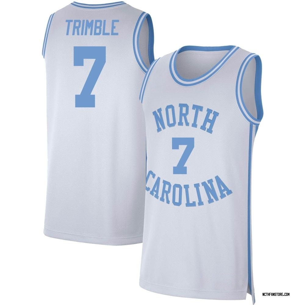 Youth Seth Trimble North Carolina Tar Heels Replica Retro Basketball Jersey - White